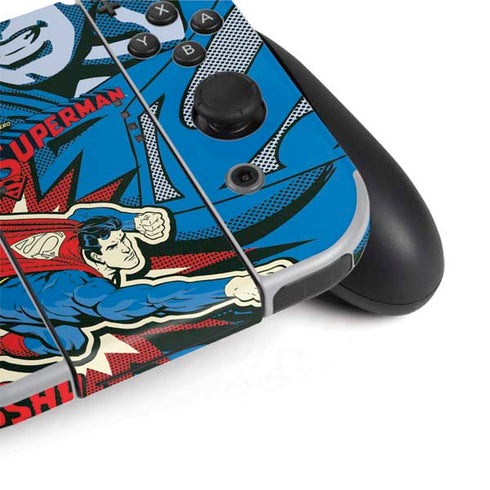 DC Comics Superman America's Hero Nintendo Switch OLED (2021) Skin